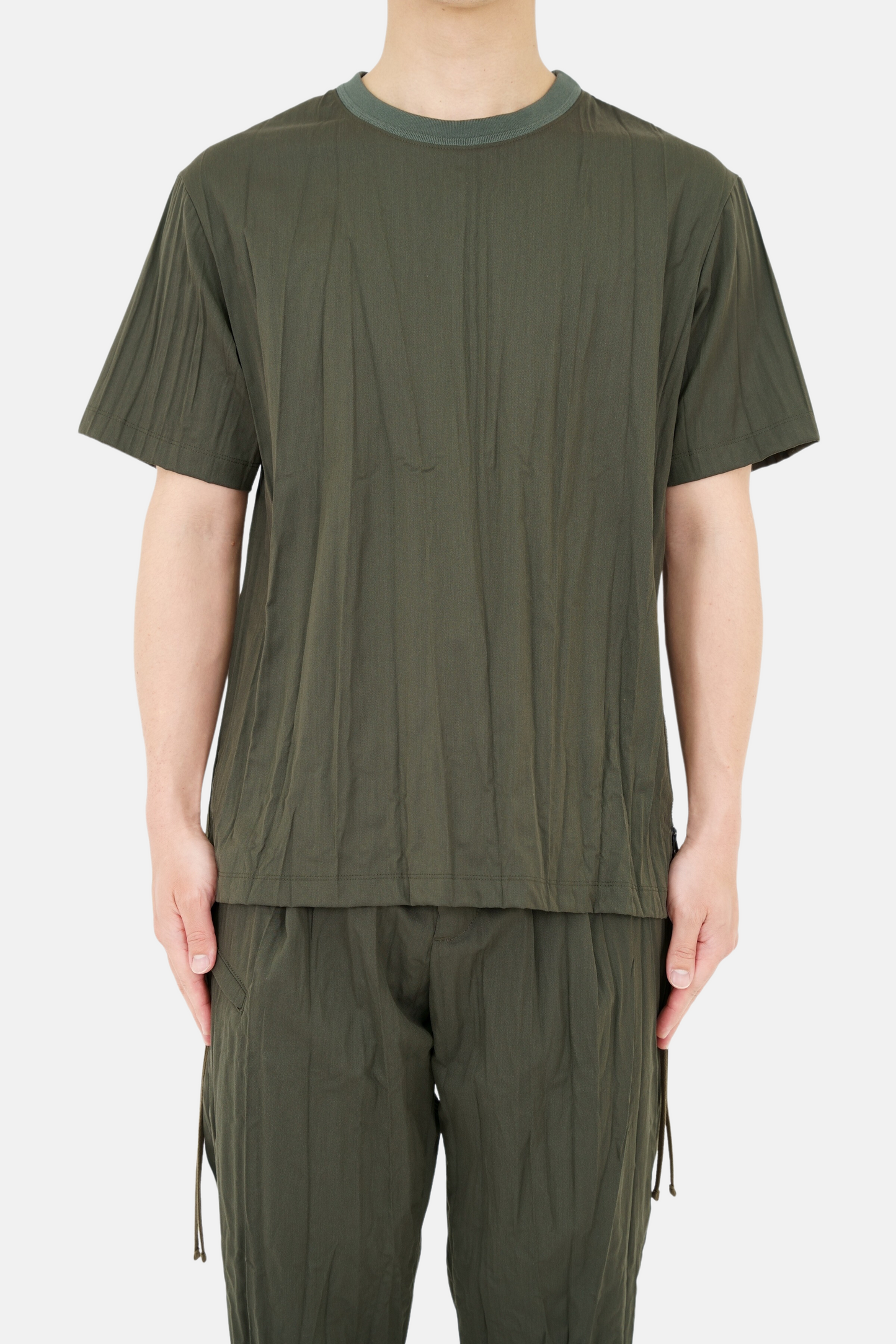 Side Zip Pull Over Shirt