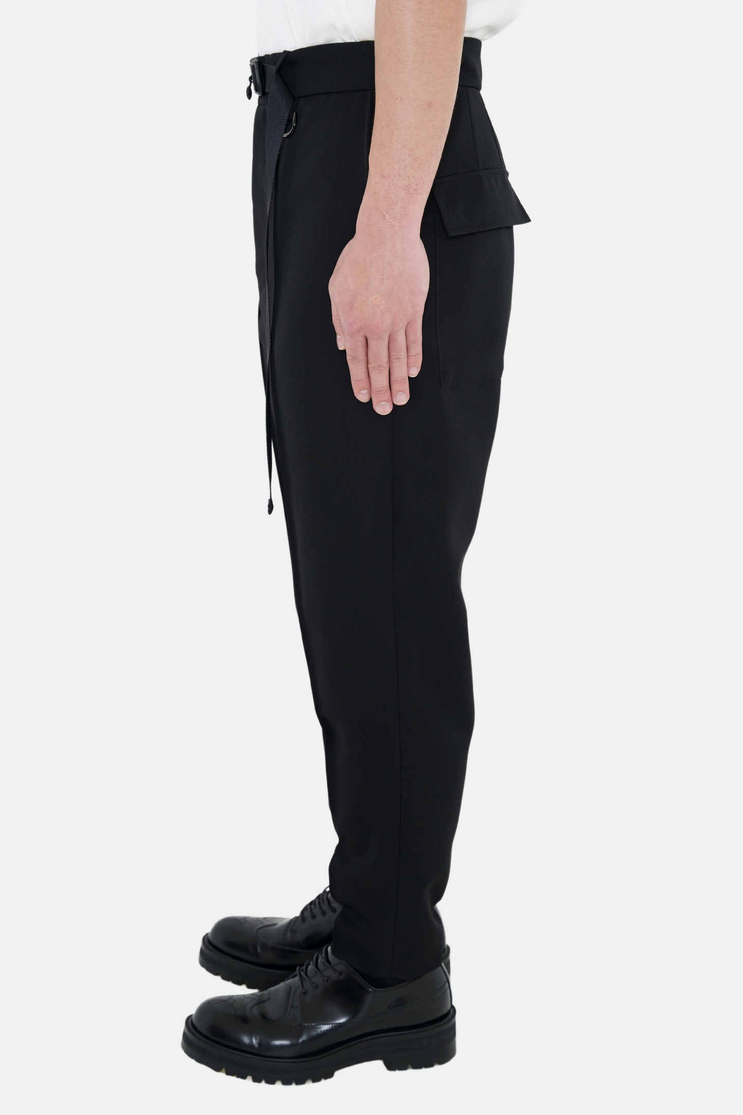 Side Pocket Pants - Black