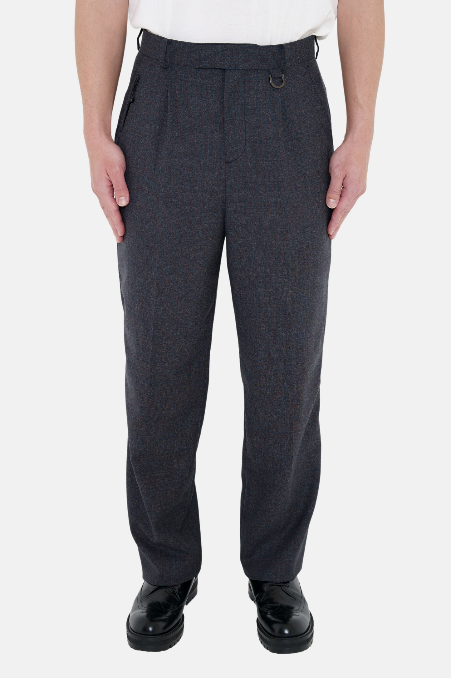 Straight Slacks - Navy