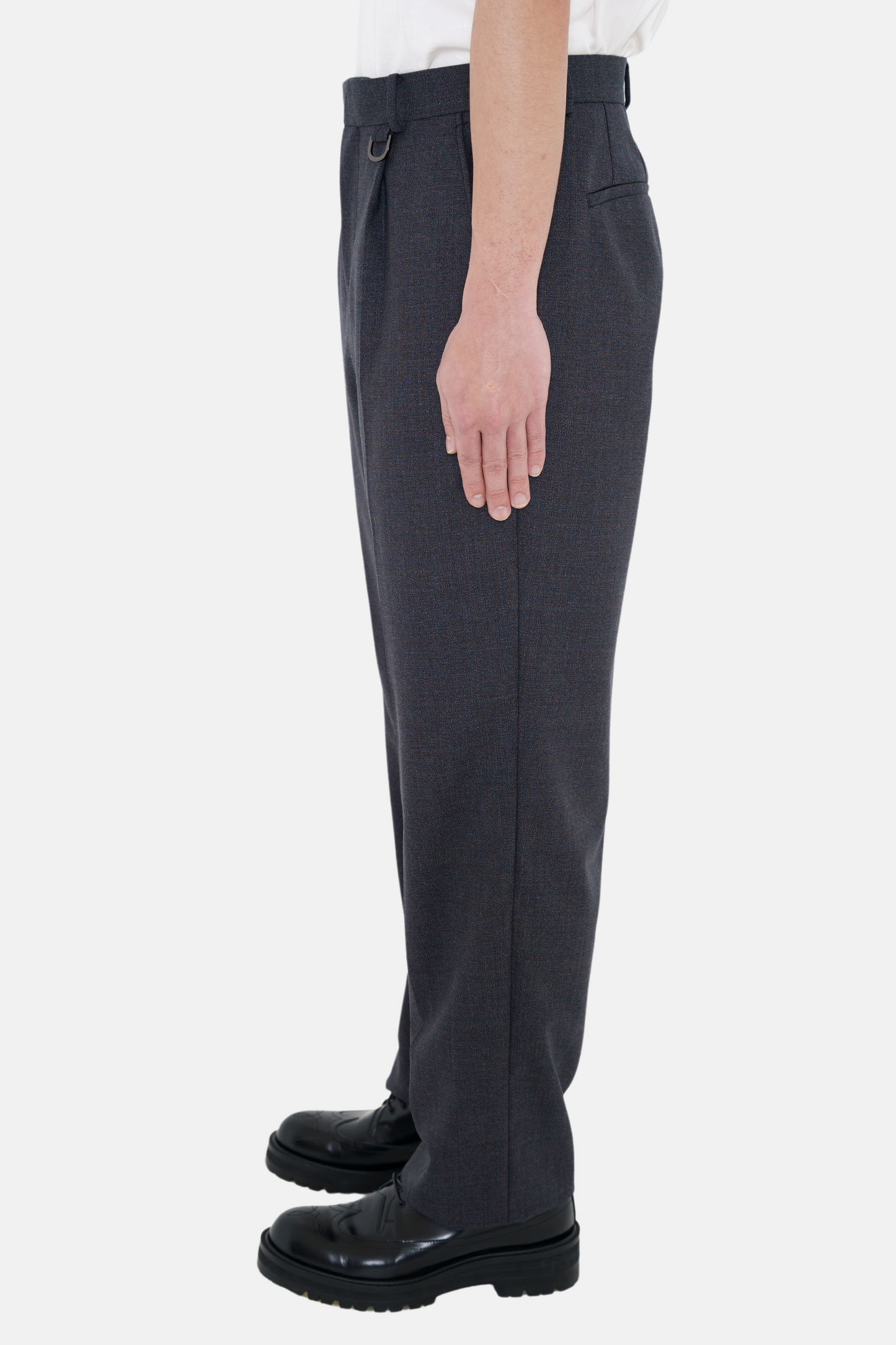 Straight Slacks - Navy