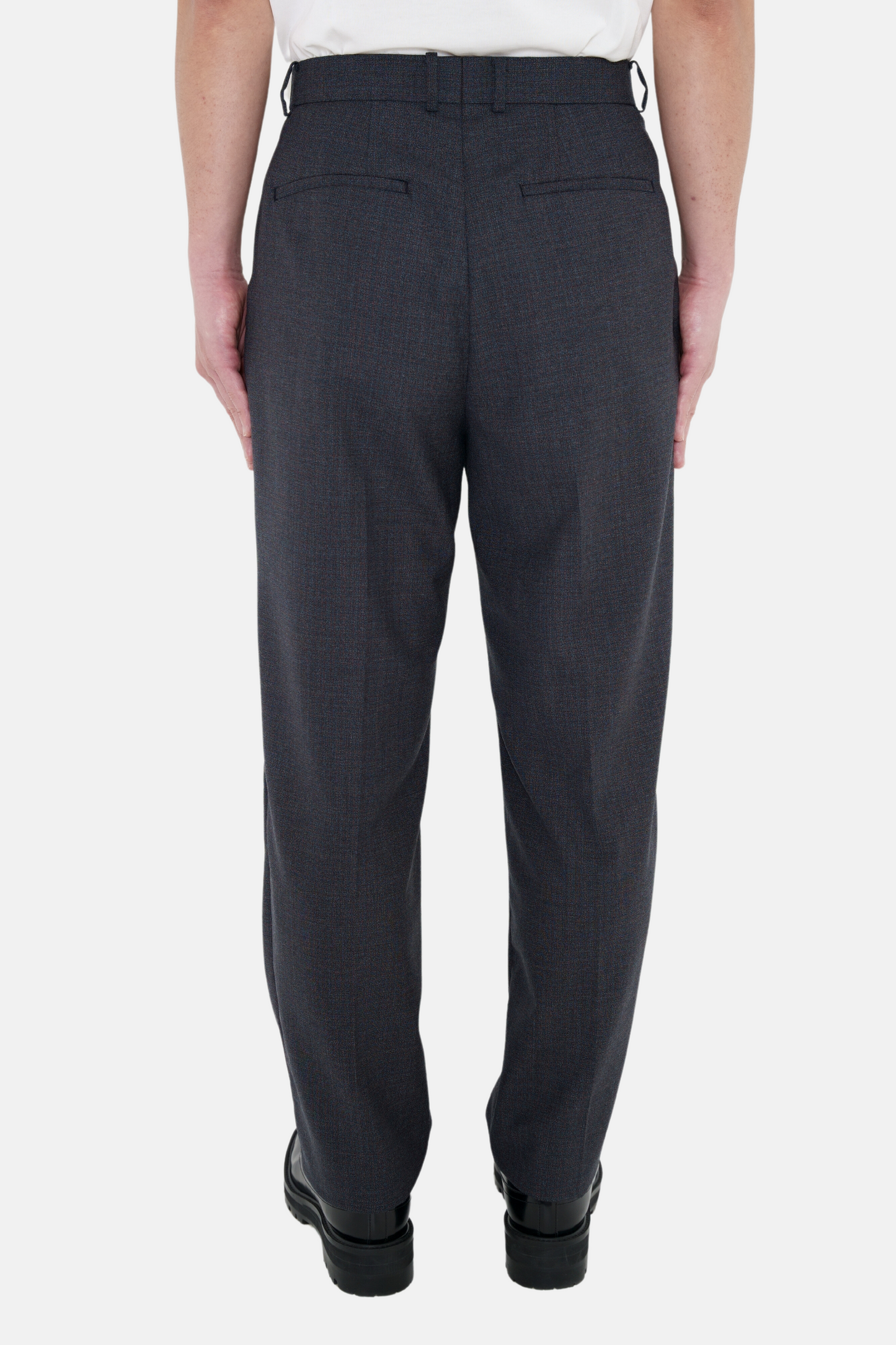 Straight Slacks - Navy