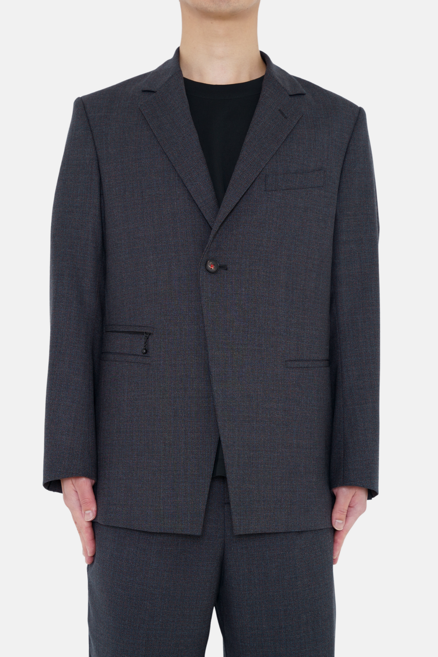 2B Single Tailored Jacket - Navy