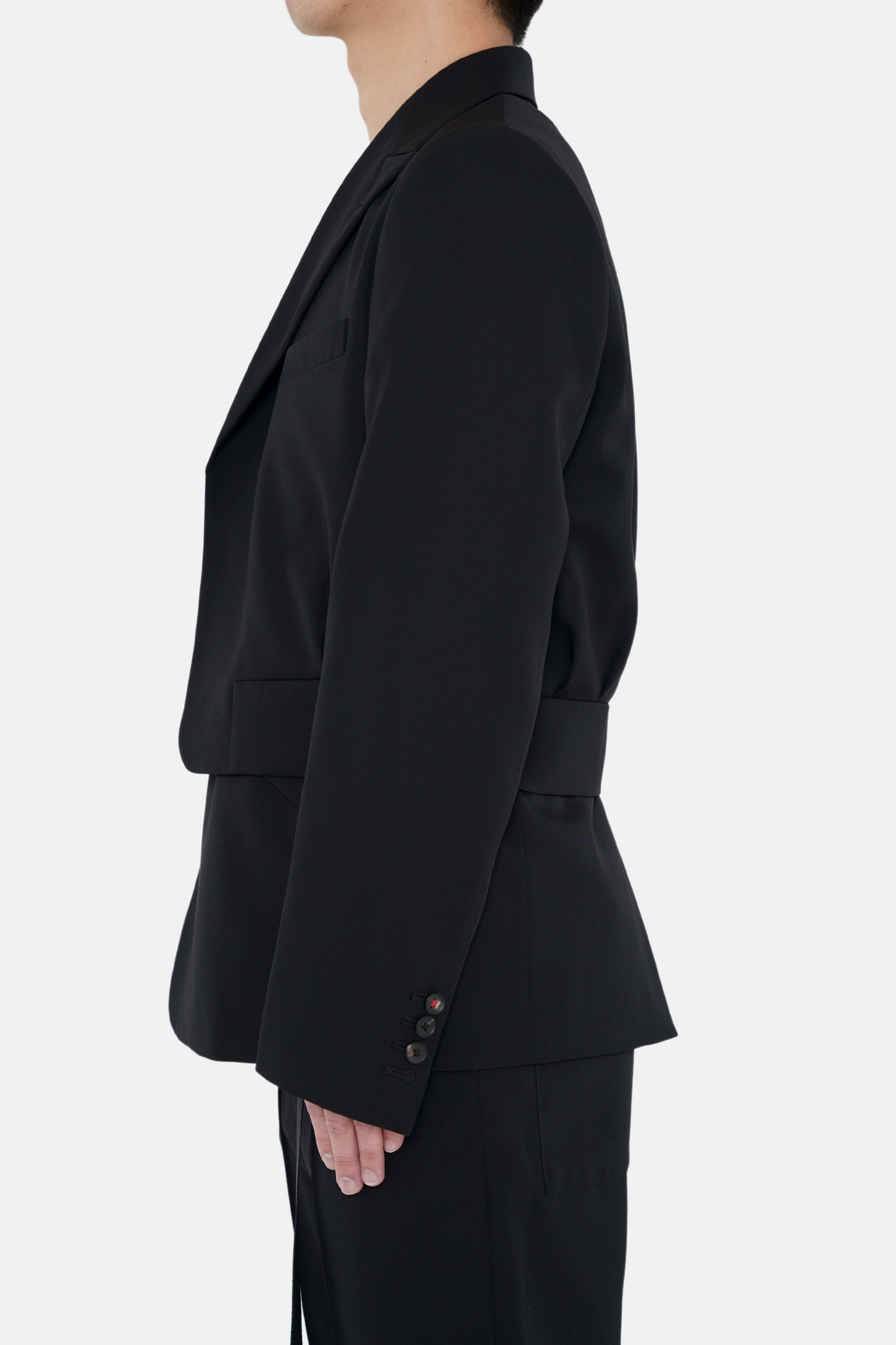 Layered Jacket - Black