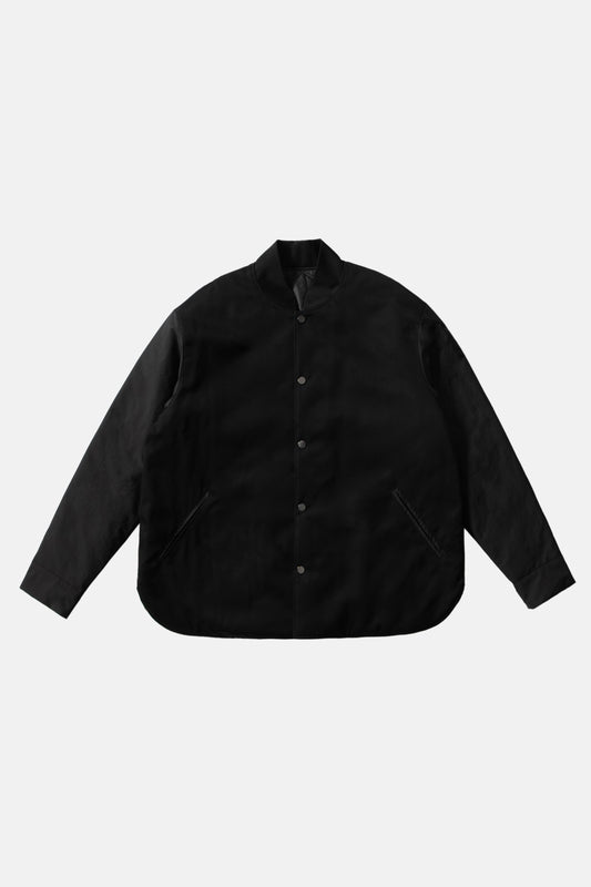 Stadium Shirt Jacket - Black × Black