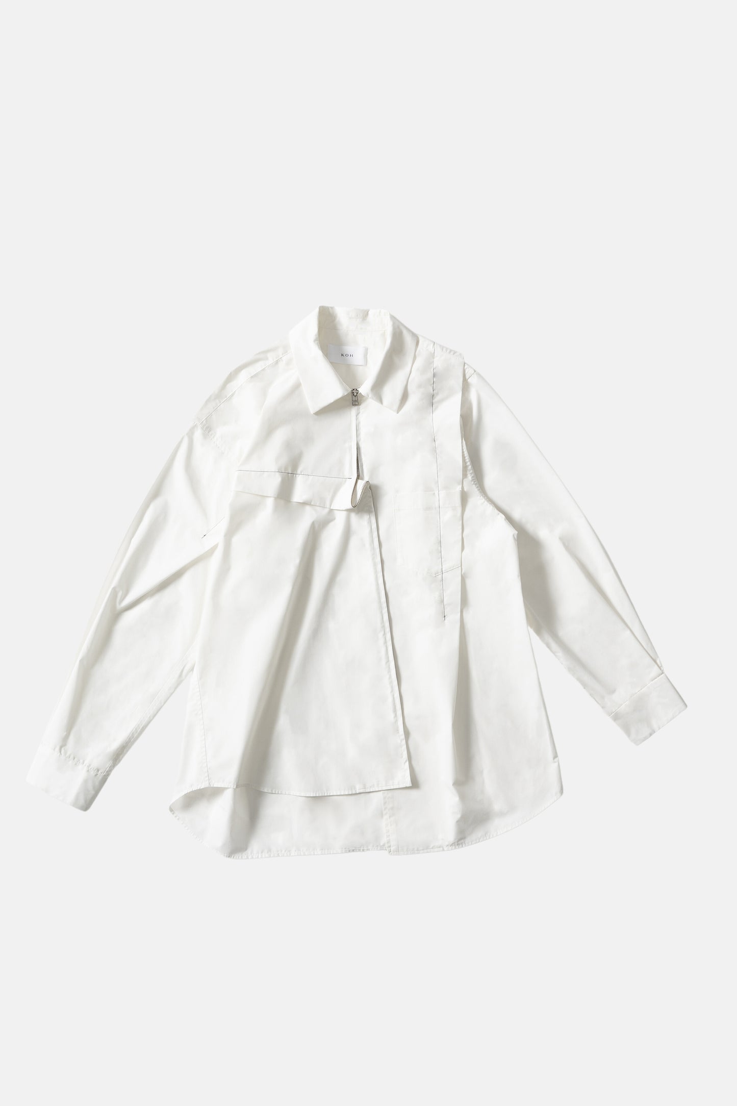 Oversized Tuck Shirt - White