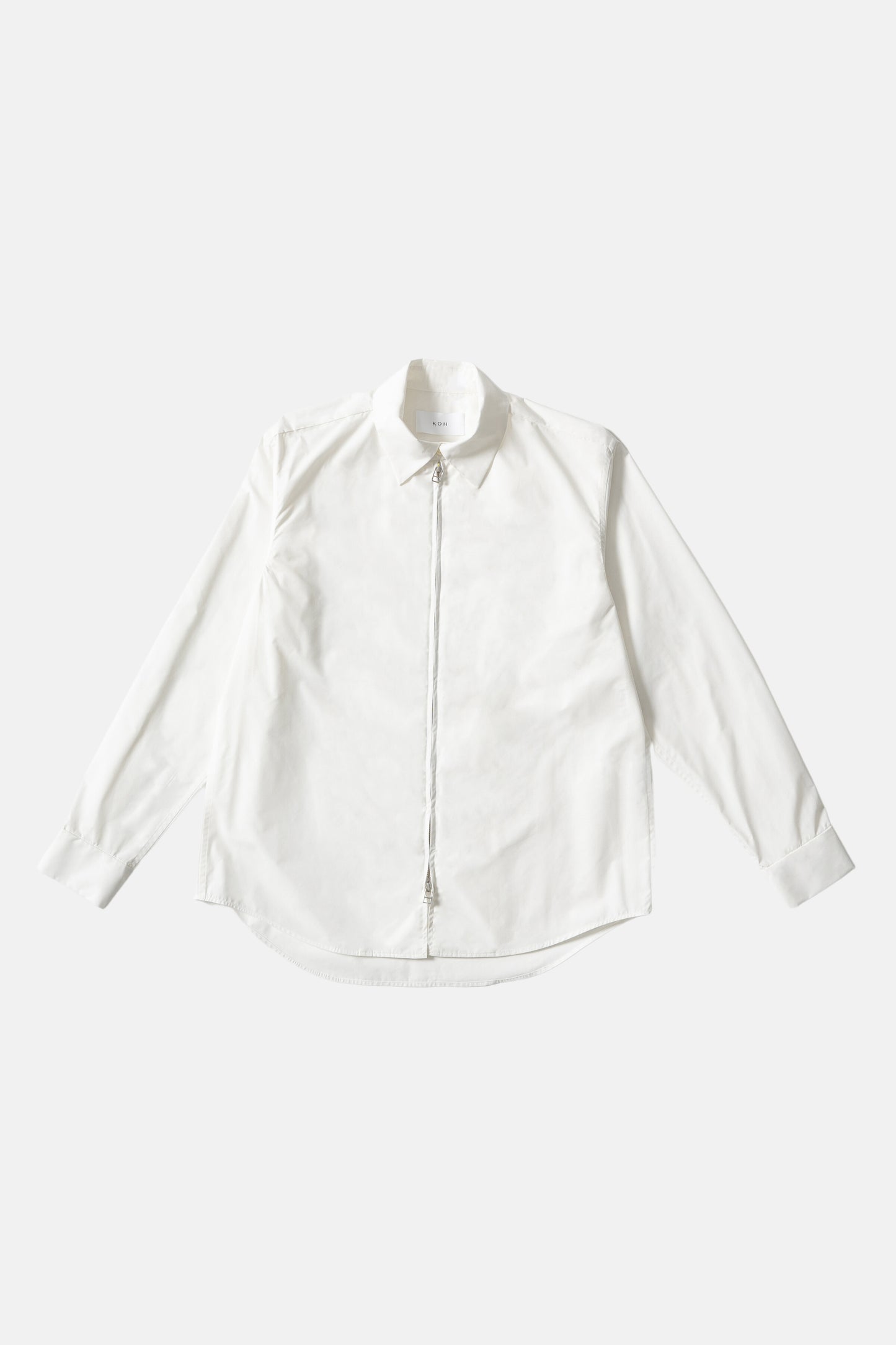 Zip-up Shirt - White