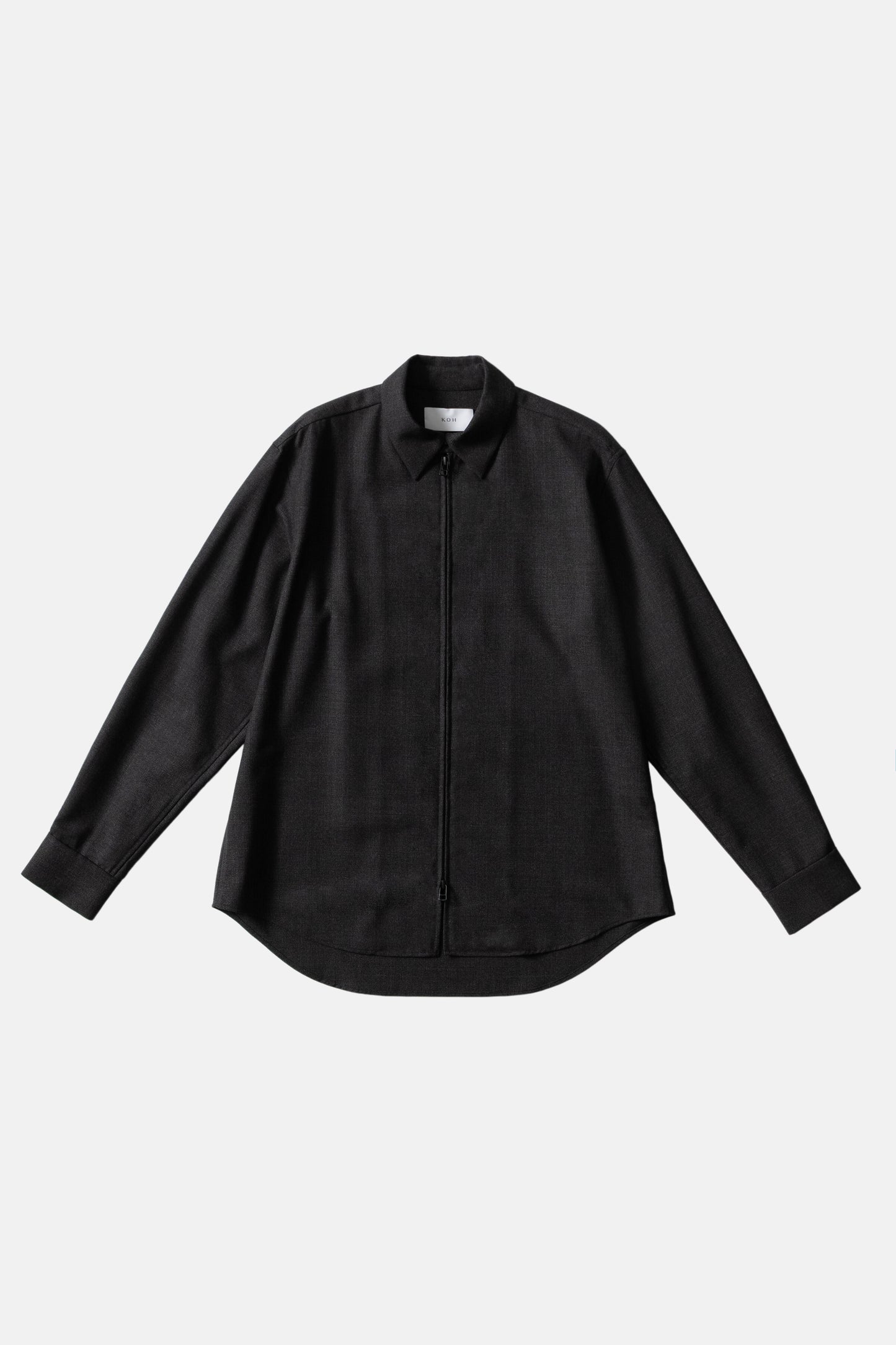 Zip-up Shirt - Navy