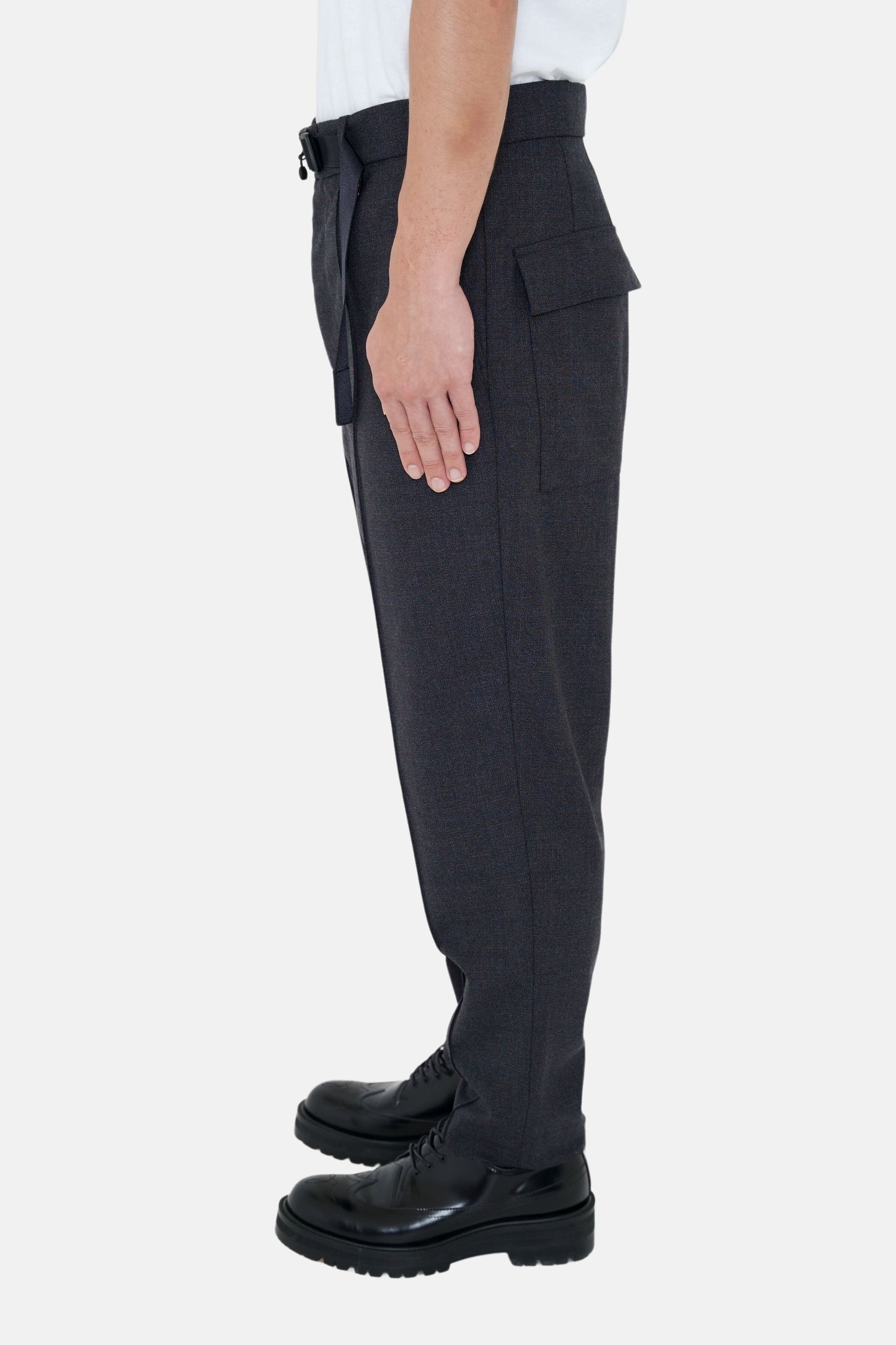 Side Pocket Pants - Navy