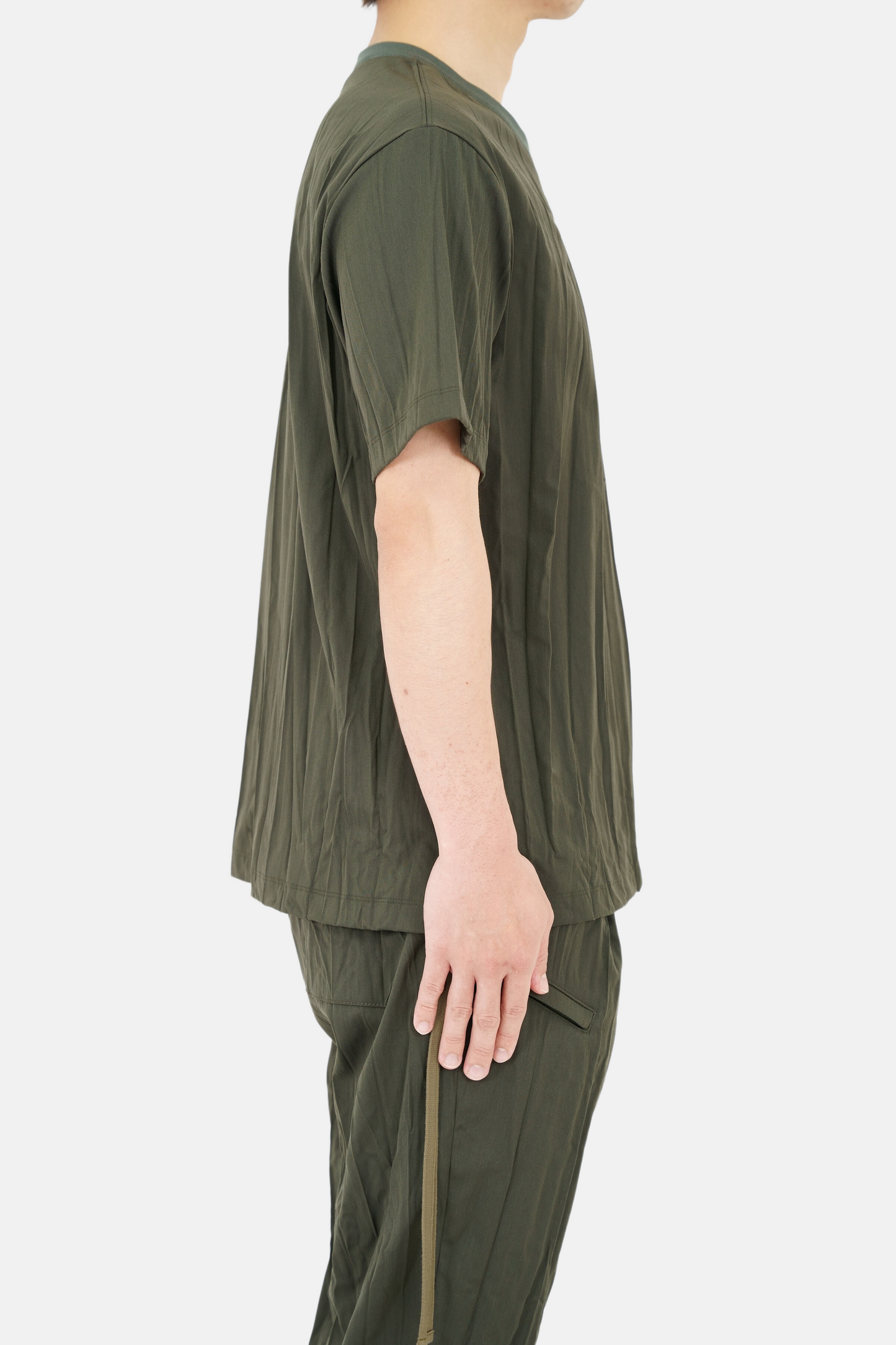 Side Zip Pull Over Shirt