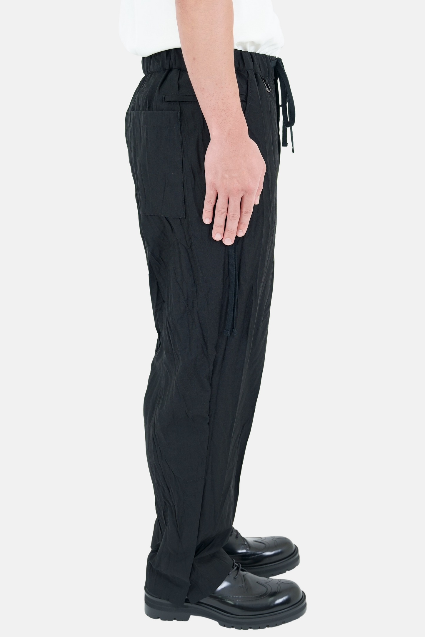 Wide Tapered Easy Slacks