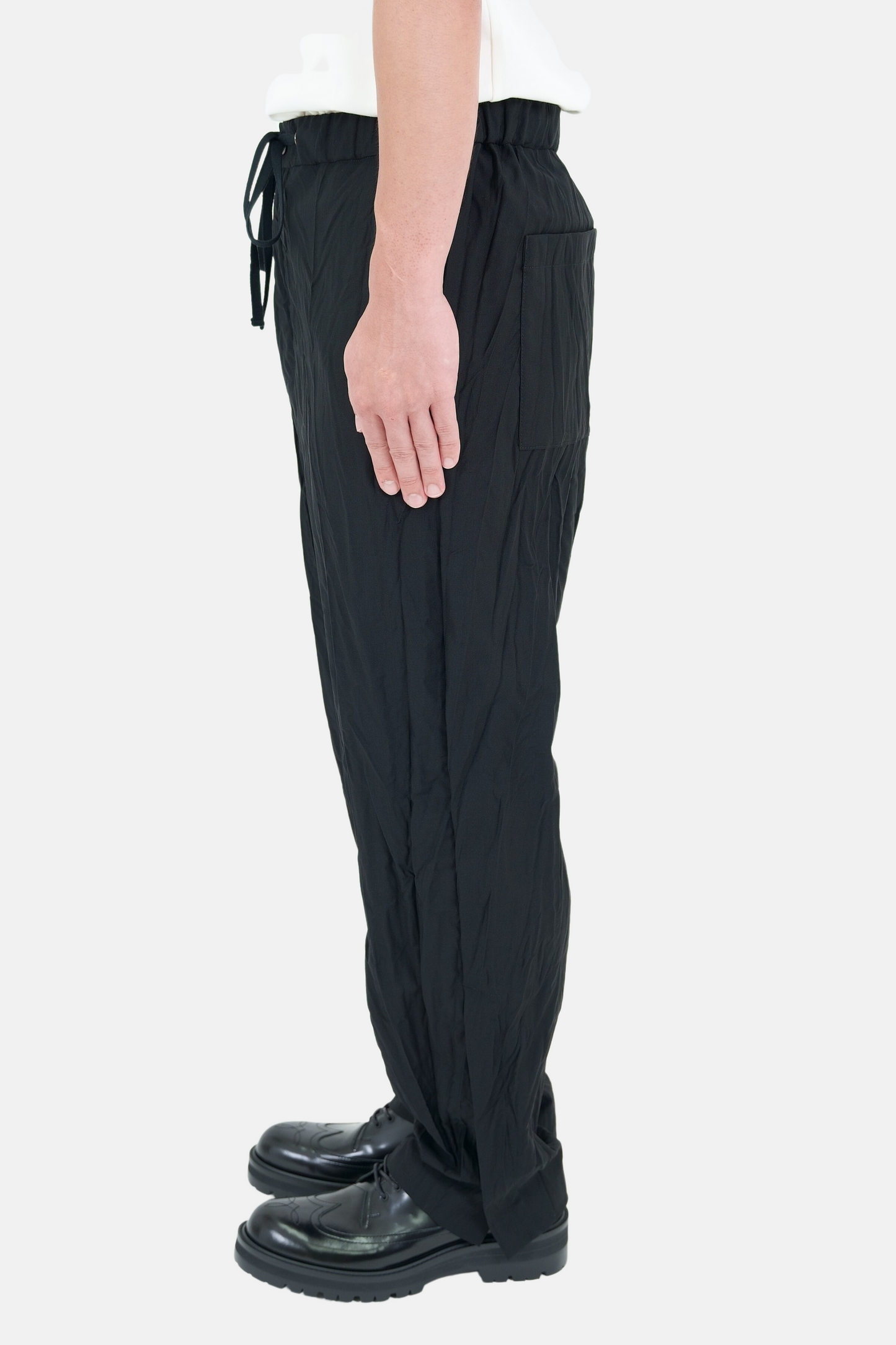 Wide Tapered Easy Slacks
