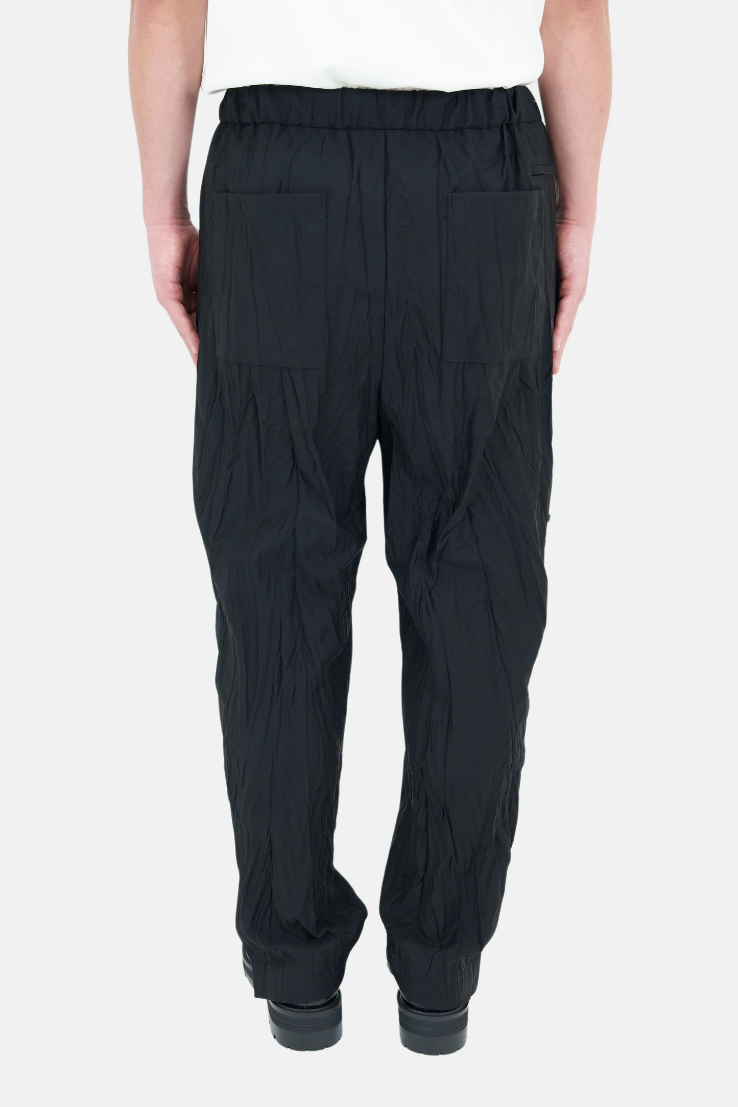 Wide Tapered Easy Slacks