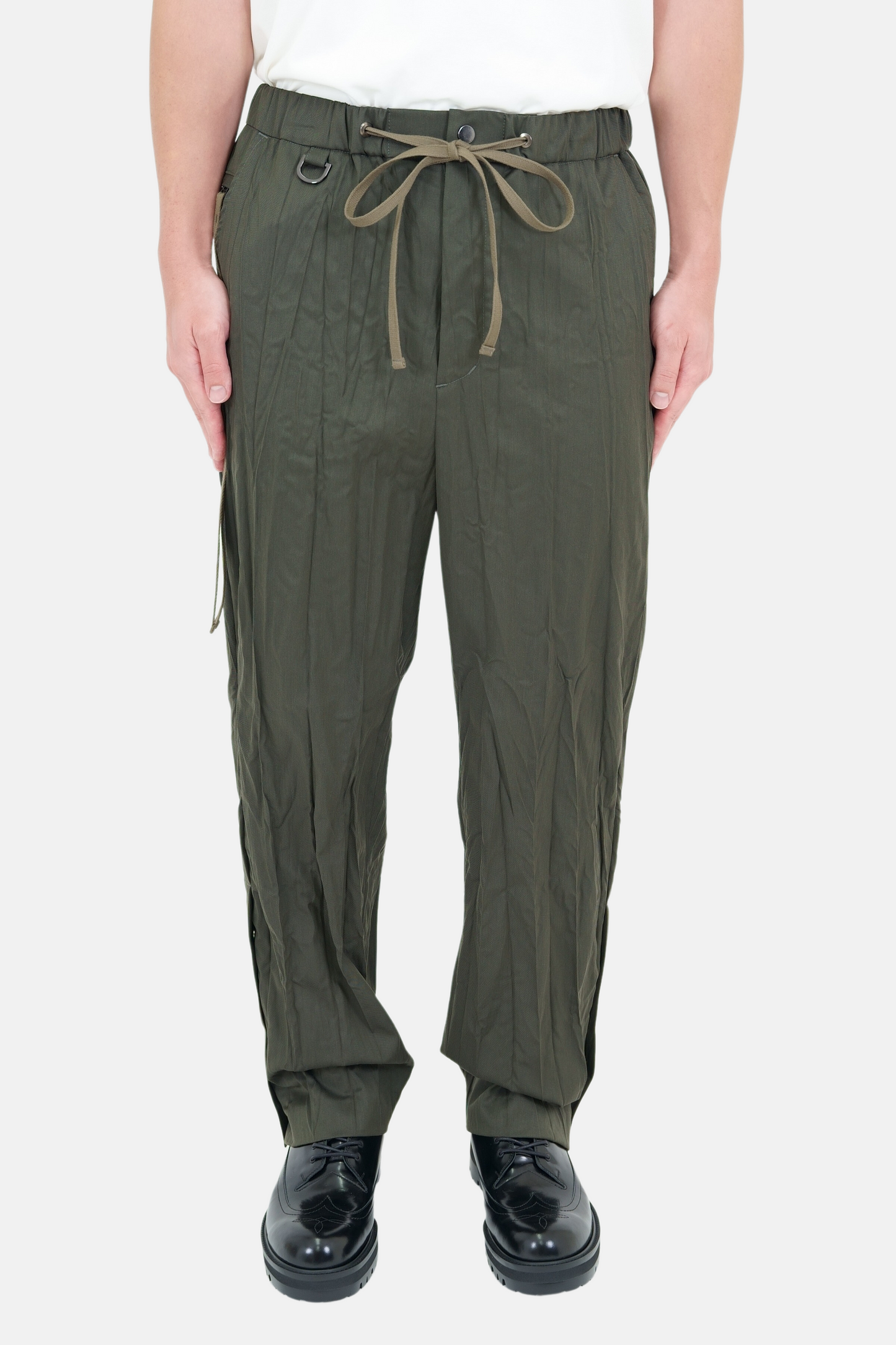 Wide Tapered Easy Slacks