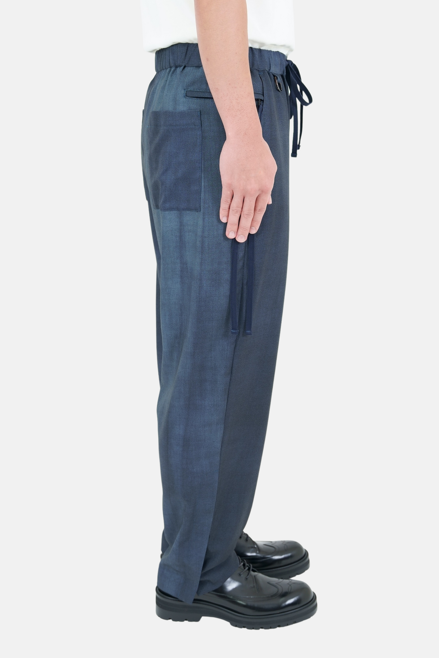 Wide Tapered Easy Slacks