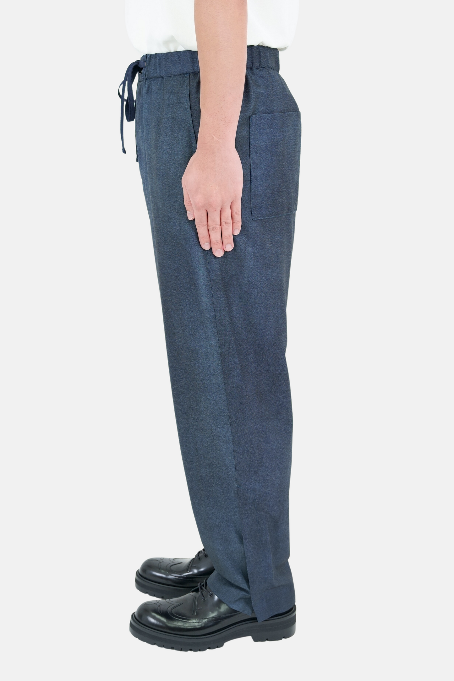 Wide Tapered Easy Slacks