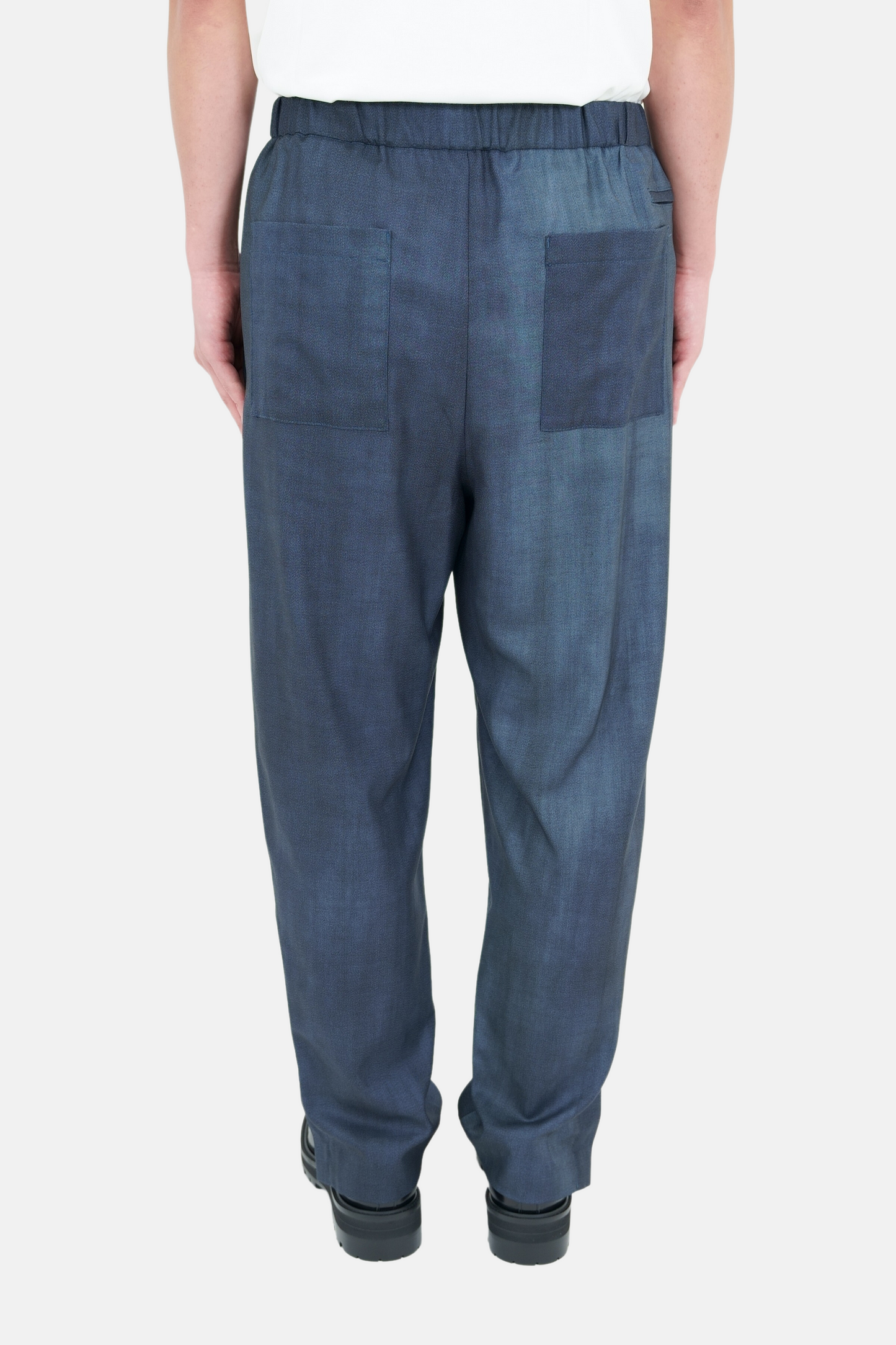 Wide Tapered Easy Slacks