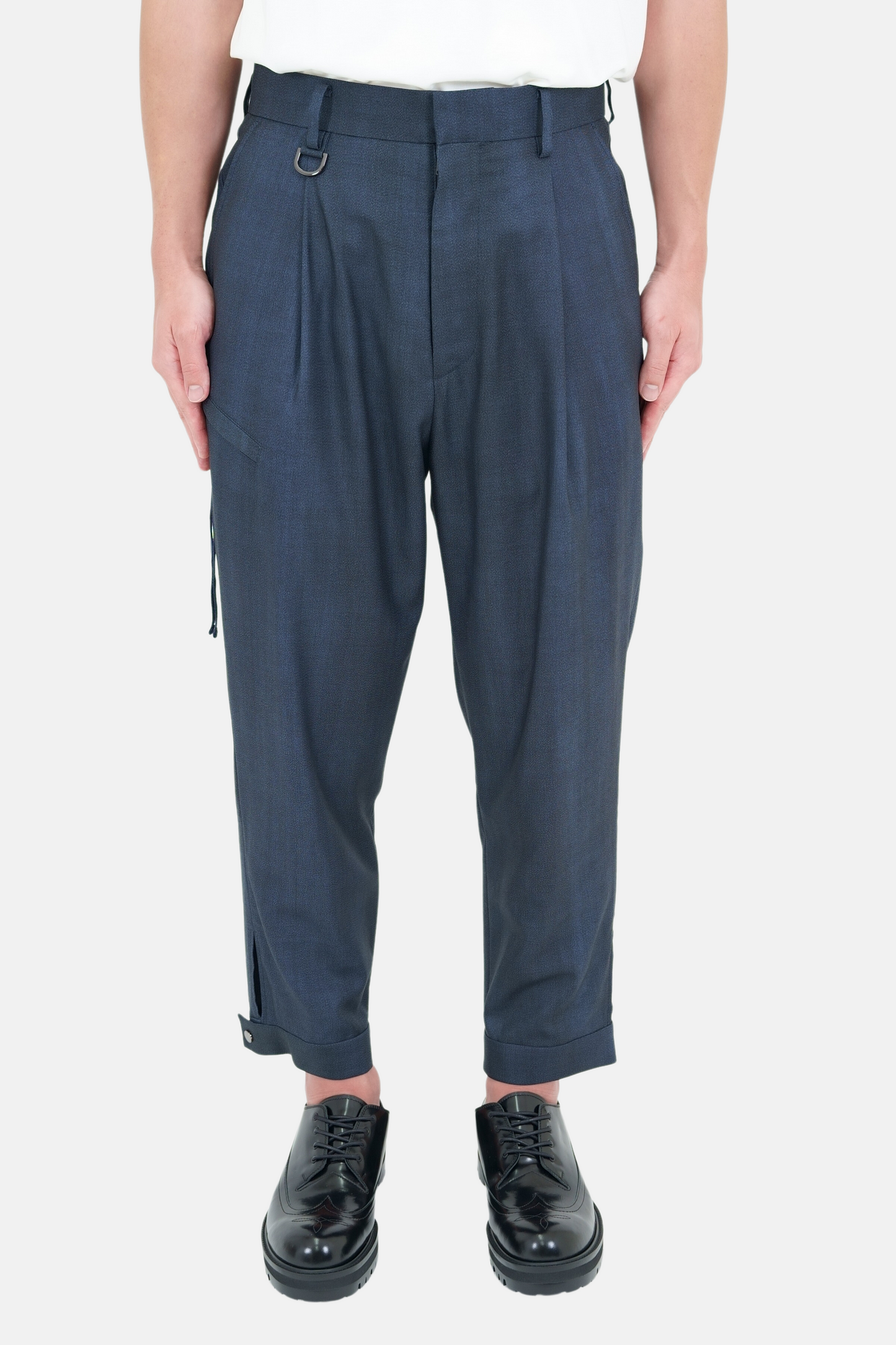 Cropped Cargo Slacks
