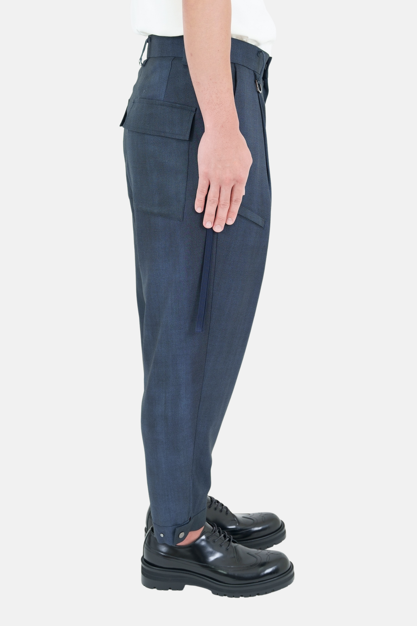 Cropped Cargo Slacks