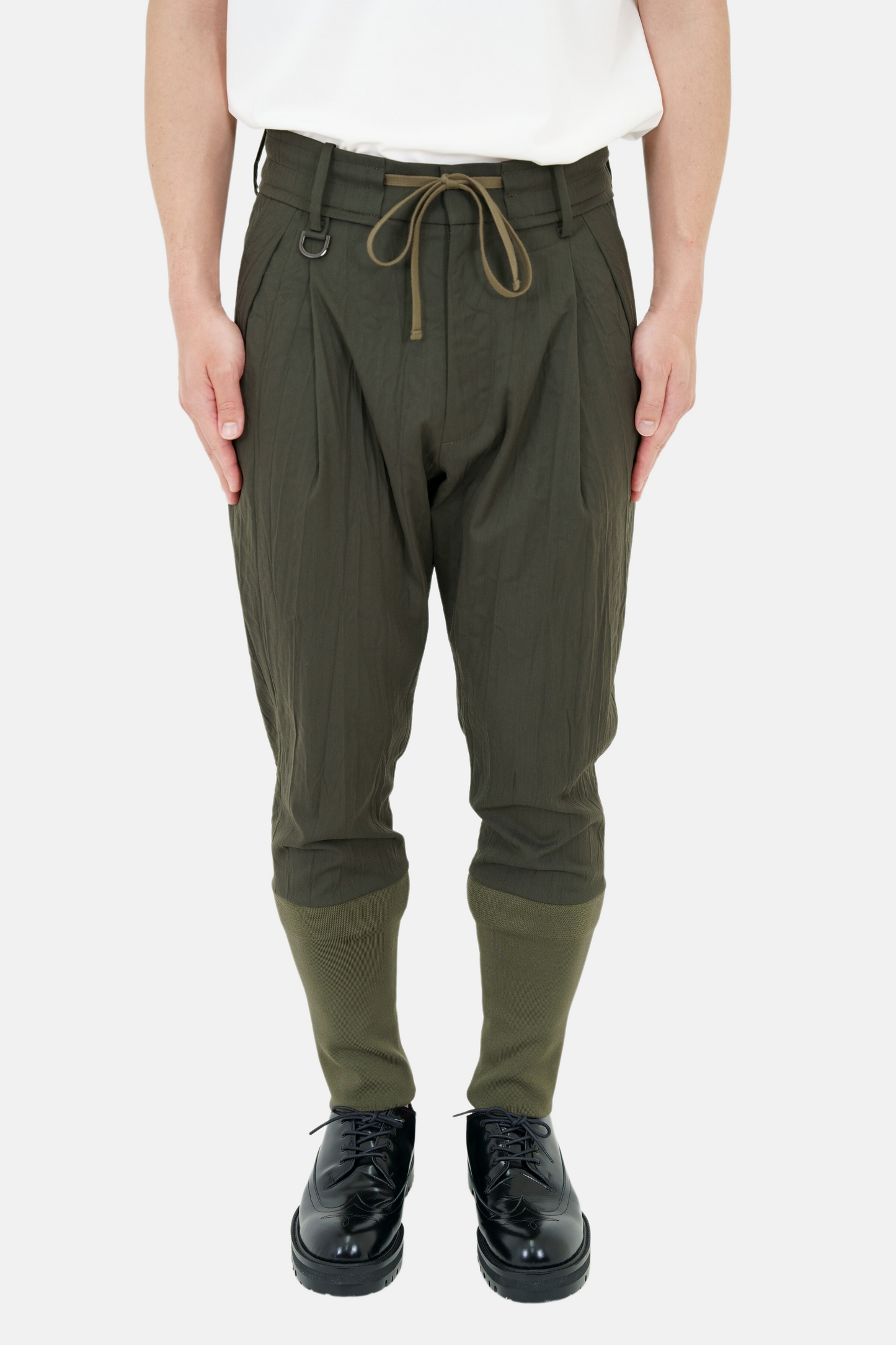 Box Tuck Rib Pants