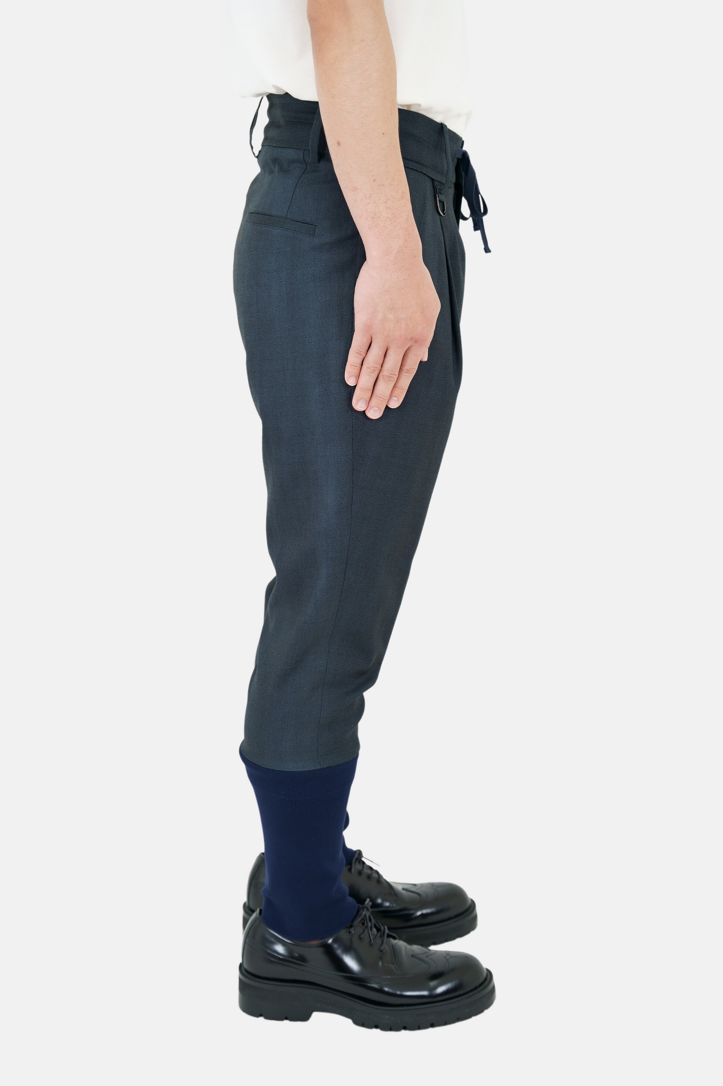Box Tuck Rib Pants