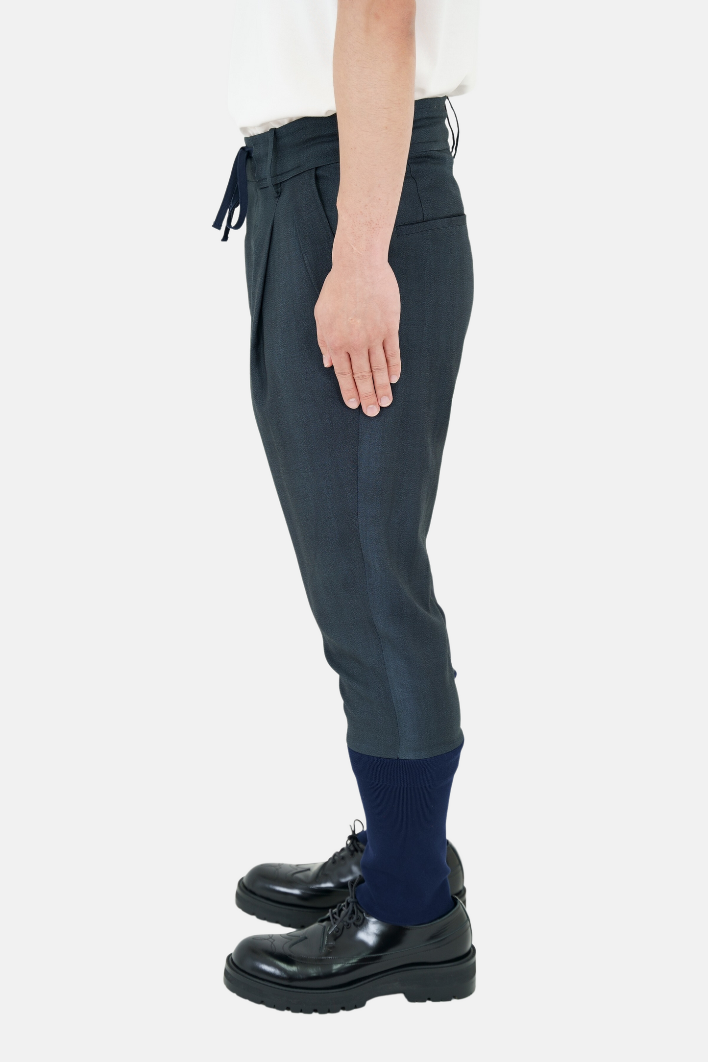 Box Tuck Rib Pants