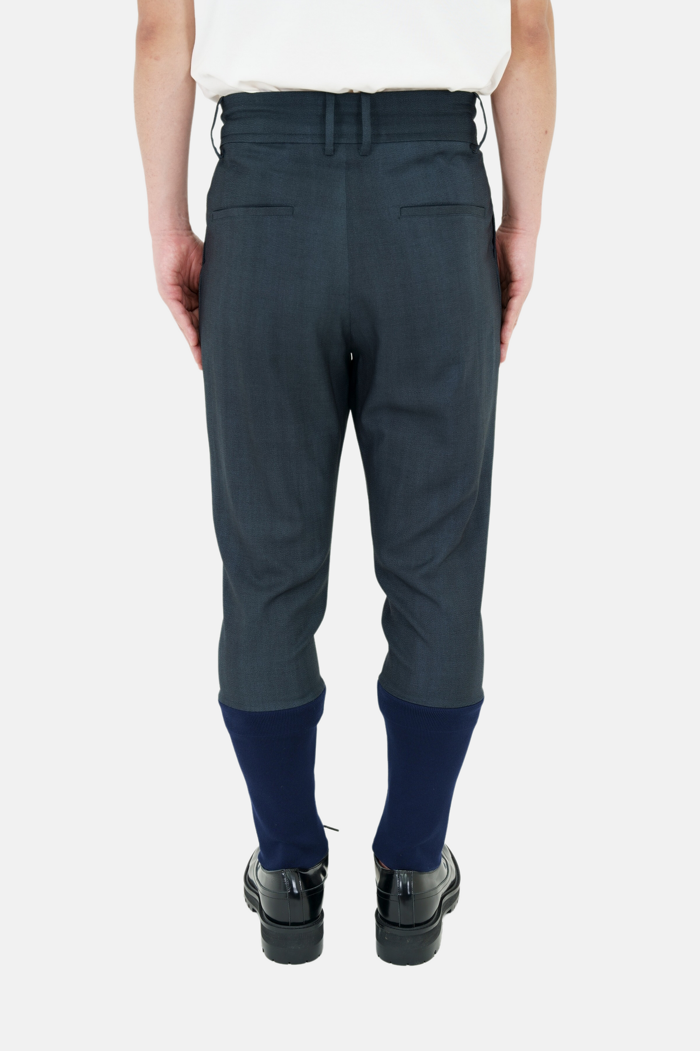 Box Tuck Rib Pants