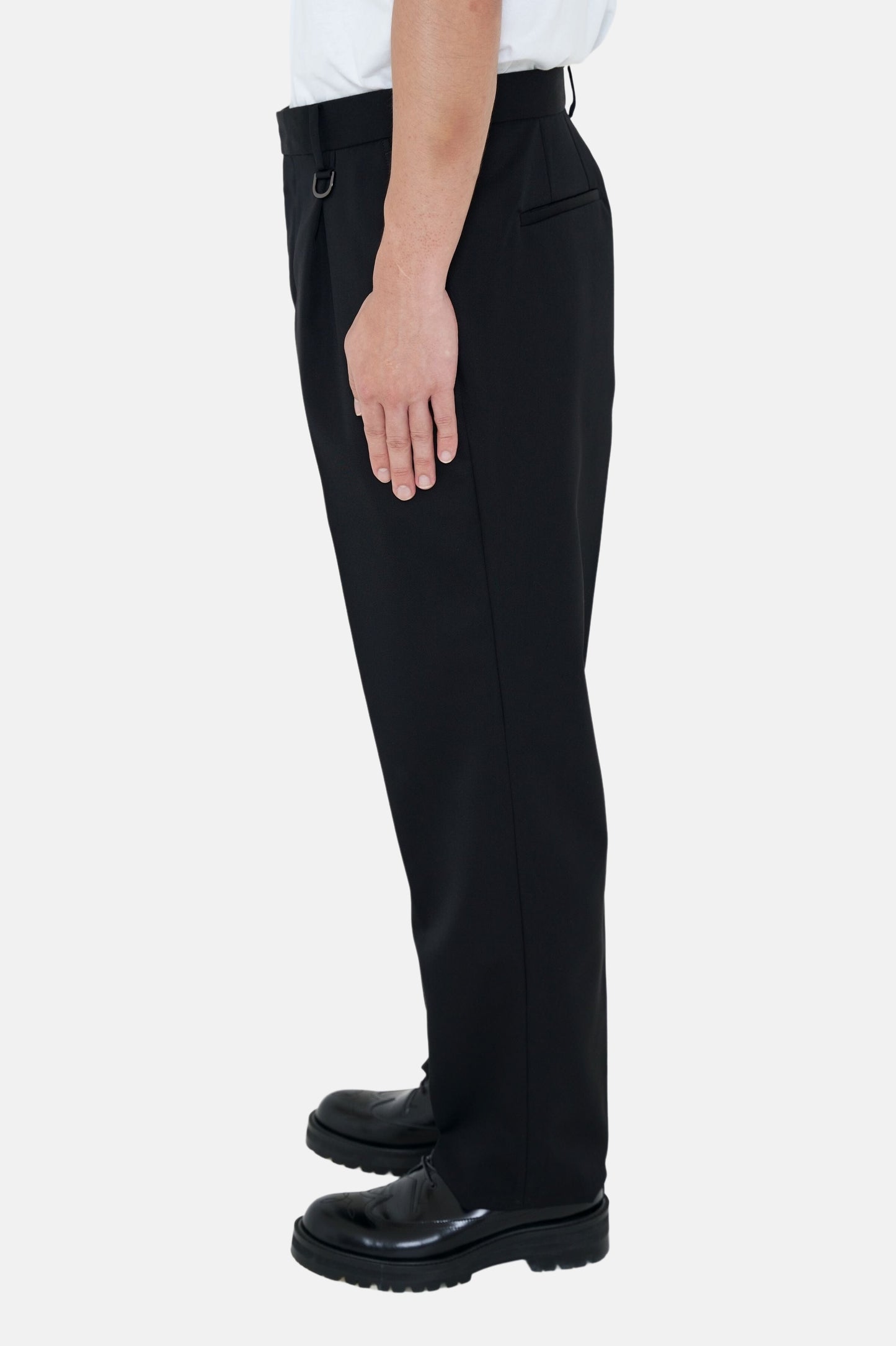 Straight Slacks - Black