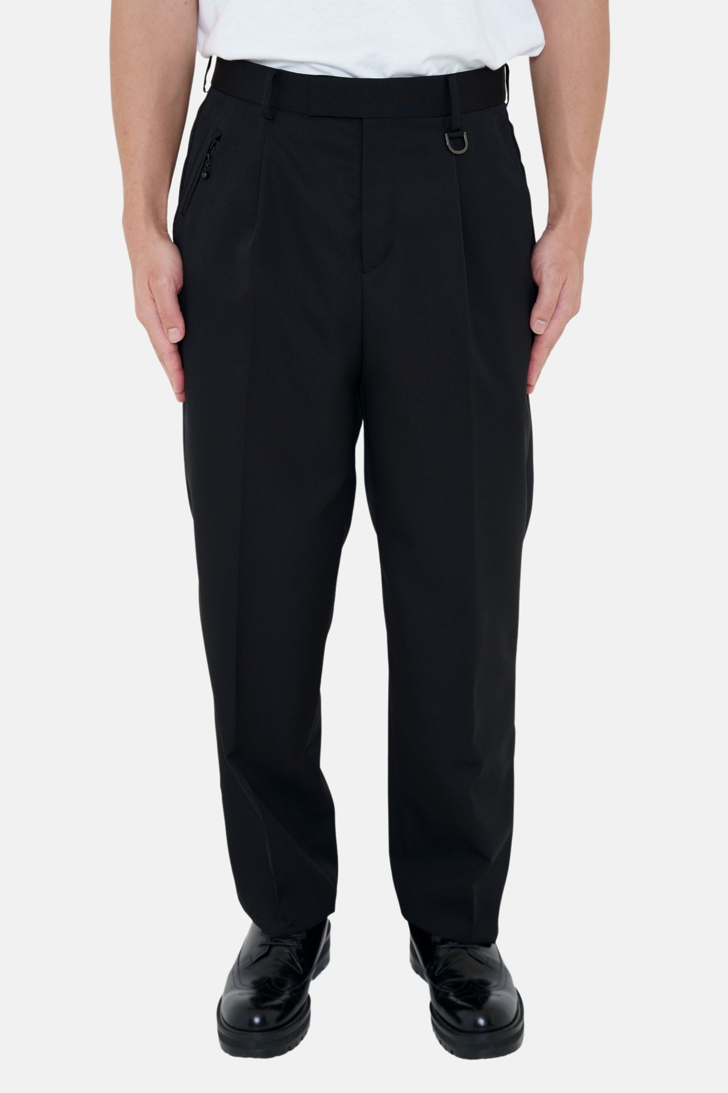 Straight Slacks - Black