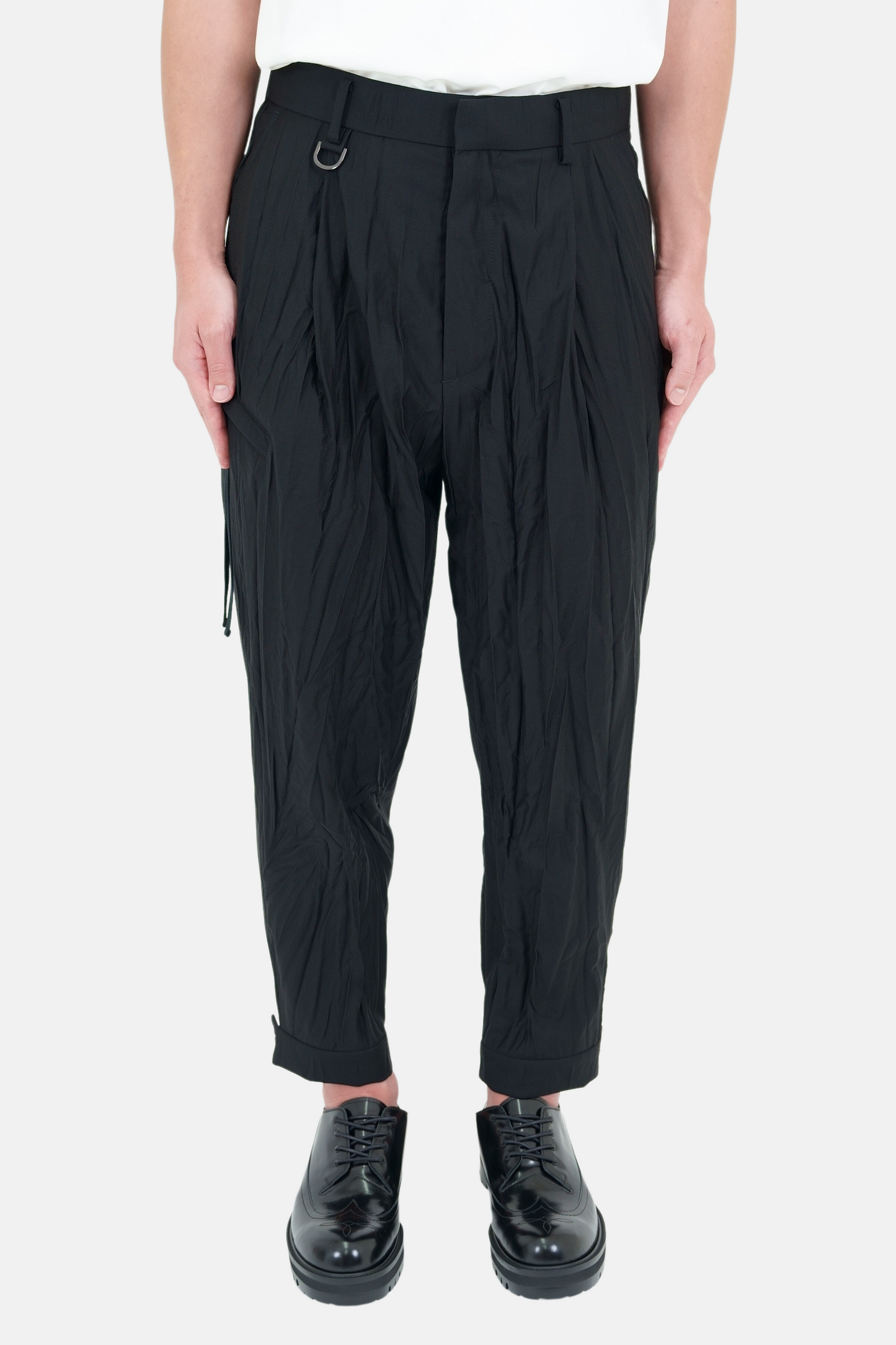 Cropped Cargo Slacks